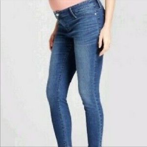 Isabel Maternity Size 12 Blue Dark Wash Jegging Jeans